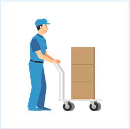 トラック１台分の借りるほどの荷物の量がない